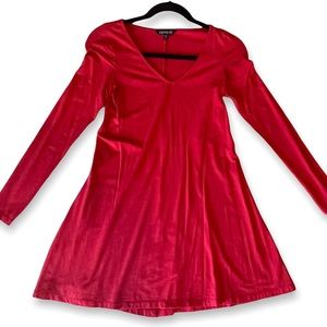Express Fit and Flare Dress - size XS - Red - Perfect holiday dress